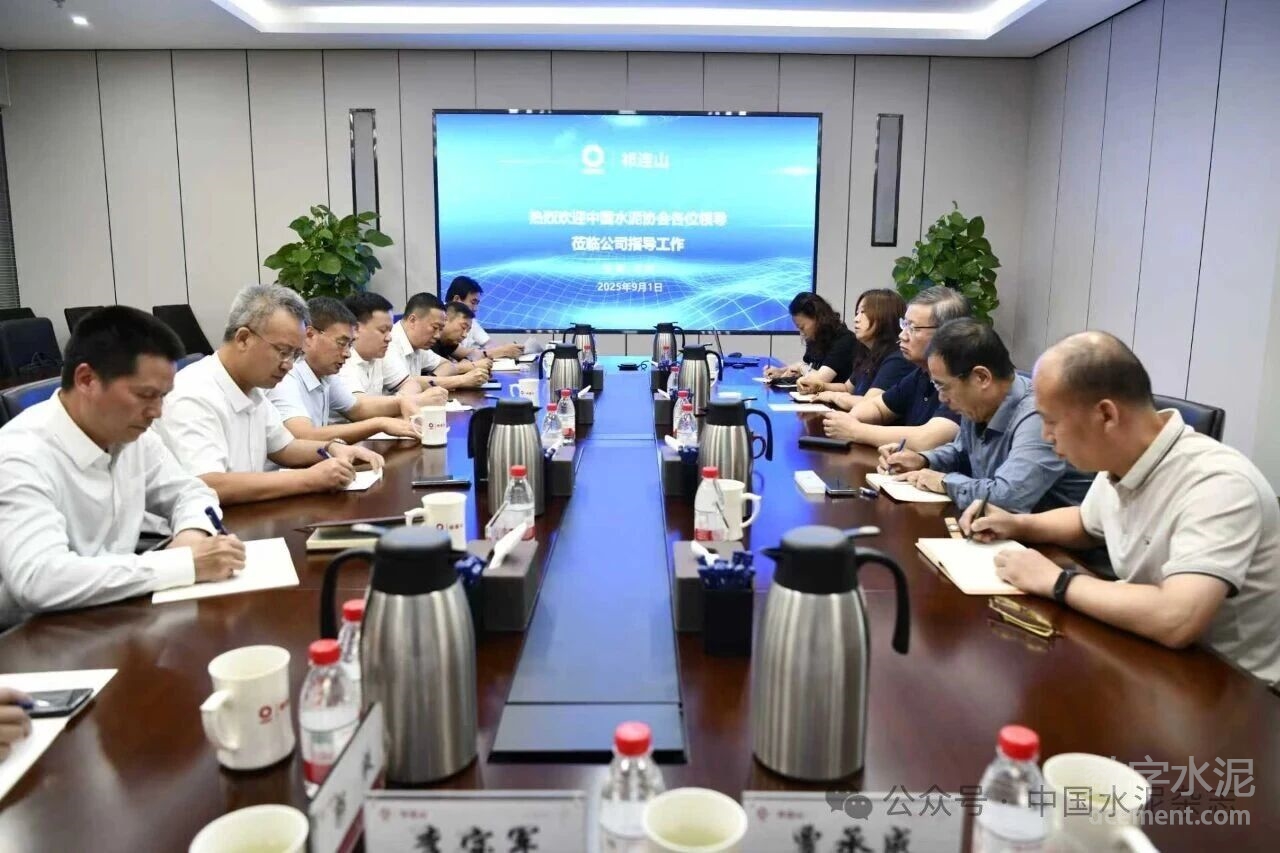 中国水泥协会执行副会长王郁涛、刘继彬一行赴甘肃考察调研